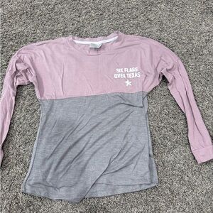 Six flags over Texas Two-Tone Long Sleeve Tee